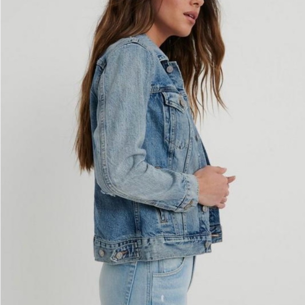 Lucky Brand Blue Jean Jacket Classic Trucker Style